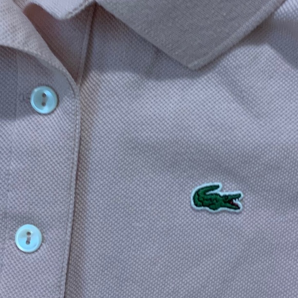 ✨LACOSTE✨ AUTHENTIC PINK POLO TEE🐊 - Picture 3 of 9